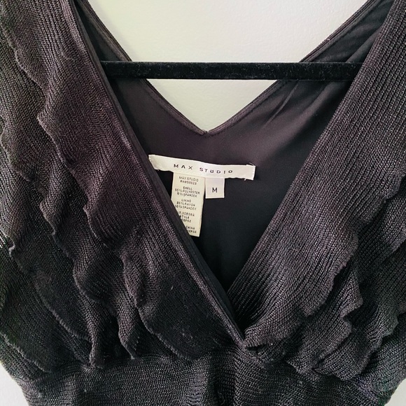 Max Studio black dress size M - Picture 3 of 9